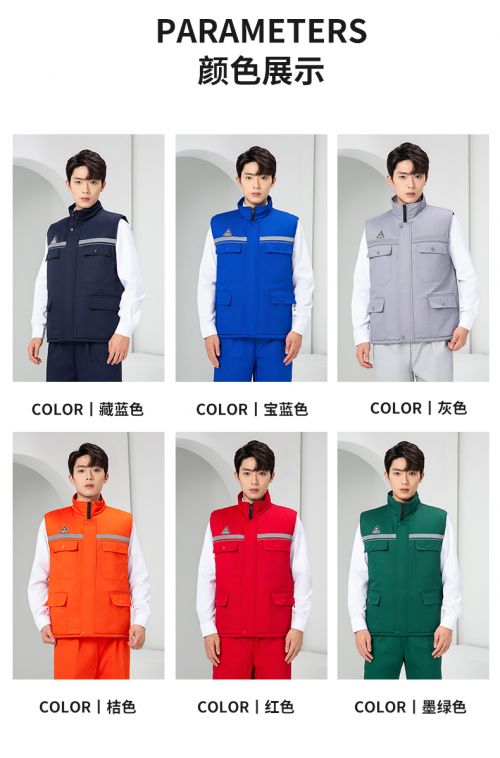 9903--6色双反防静电棉马甲1_15